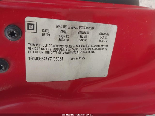 CHEVROLET CAVALIER - 9