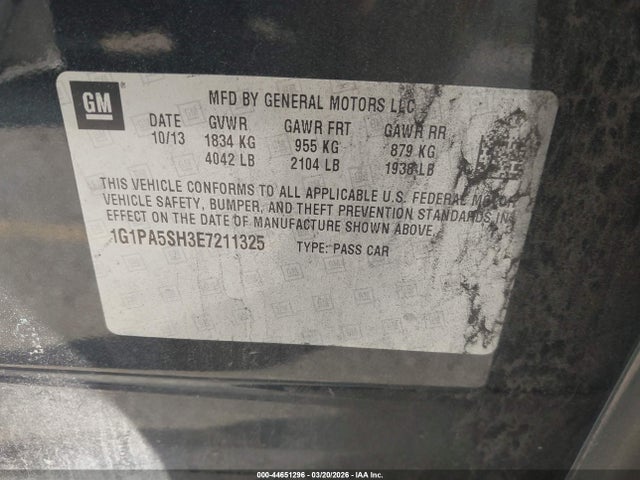 CHEVROLET CRUZE LS AUTO - 9