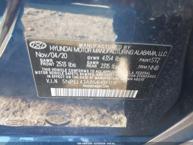 صورة 9 لـ 2021 Hyundai SONATA SEL