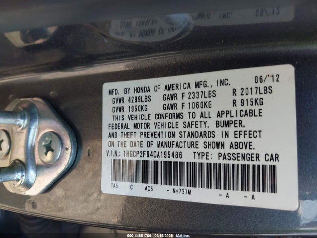 HONDA ACCORD 2.4 SE - 9