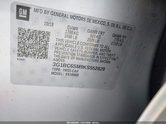 CHEVROLET CRUZE LS - 9