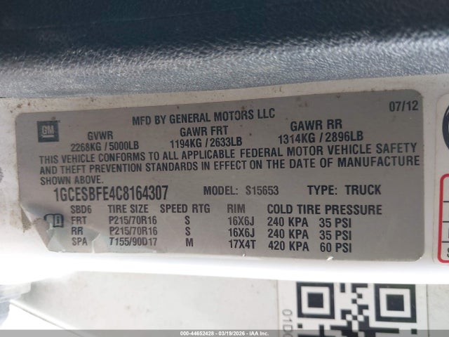 CHEVROLET COLORADO WORK TRUCK - 9