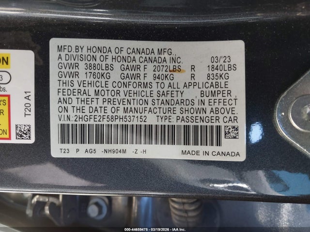 HONDA CIVIC SPORT - 9