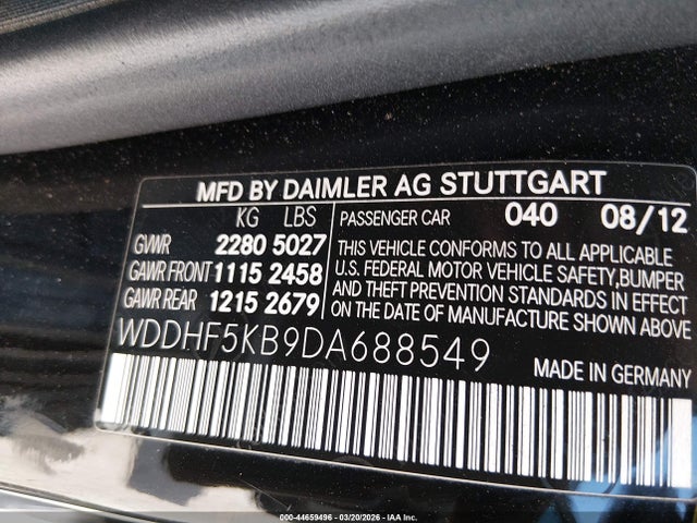 MERCEDES-BENZ E-CLASS - 9