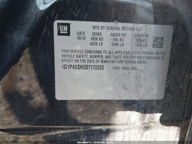 CHEVROLET CRUZE LS AUTO - 9