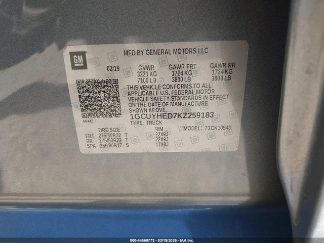 CHEVROLET SILVERADO 1500 HIGH COUNTRY - 9