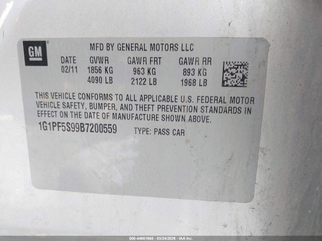 CHEVROLET CRUZE 1LT - 9