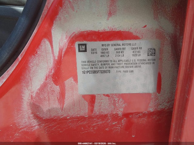 CHEVROLET CRUZE 1LT AUTO - 9