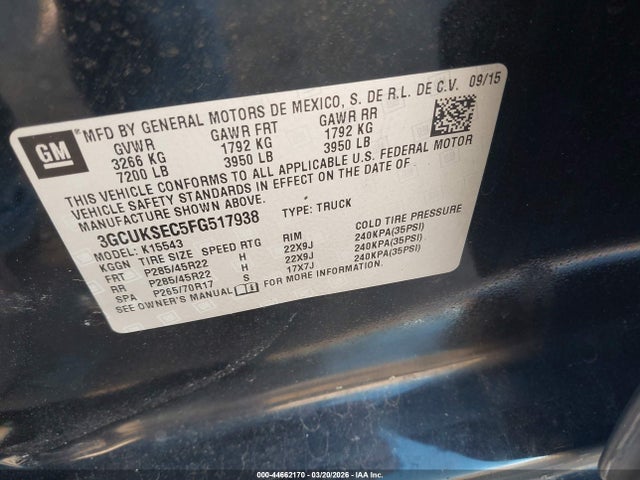 CHEVROLET SILVERADO 1500 2LZ - 9