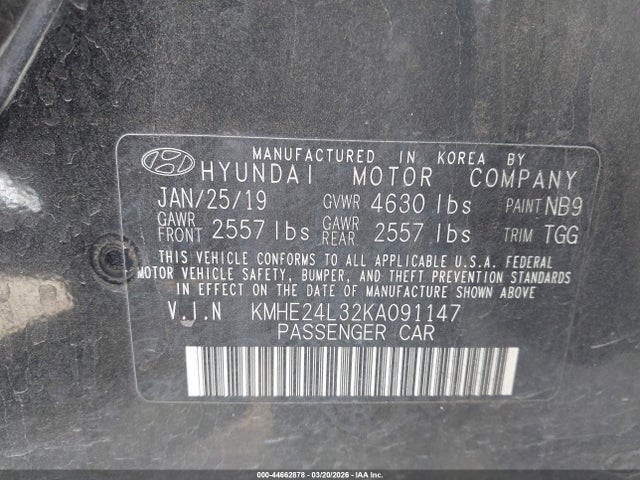 HYUNDAI SONATA HYBRID SE - 9
