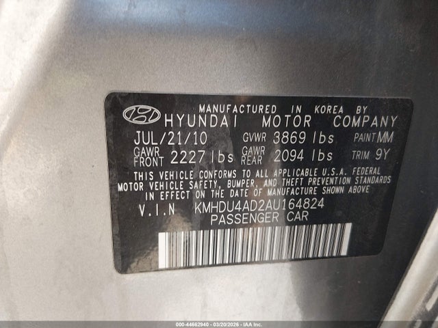 HYUNDAI ELANTRA GLS - 9