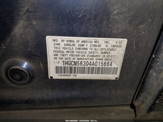 HONDA ACCORD 2.4 LX - 9