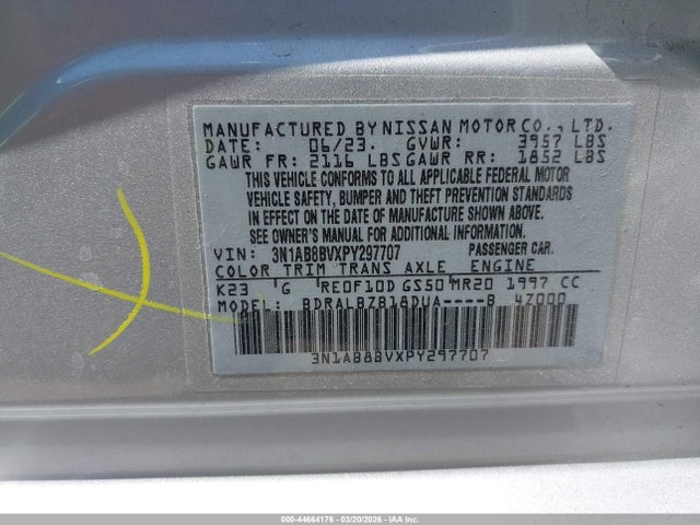NISSAN SENTRA S XTRONIC CVT - 9