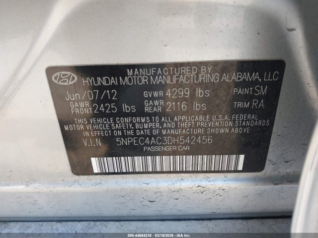 HYUNDAI SONATA LIMITED - 9