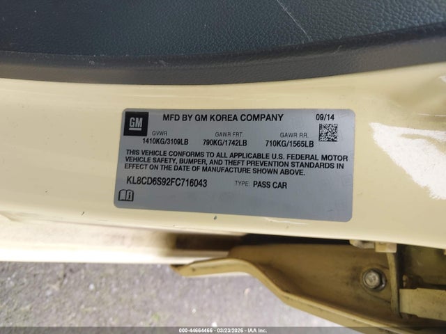 CHEVROLET SPARK 1LT CVT - 9