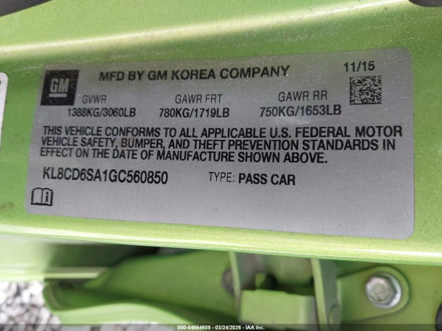 CHEVROLET SPARK 1LT CVT - 9