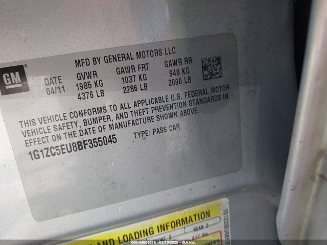 CHEVROLET MALIBU 1LT - 9