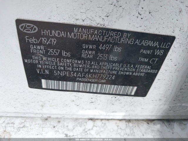 HYUNDAI SONATA SEL - 9