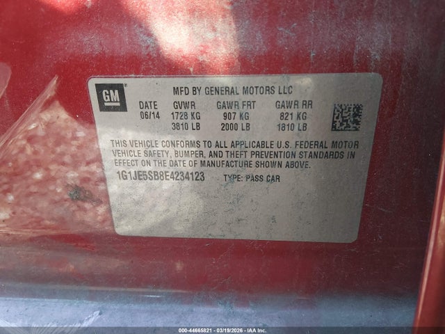 CHEVROLET SONIC LTZ AUTO - 9