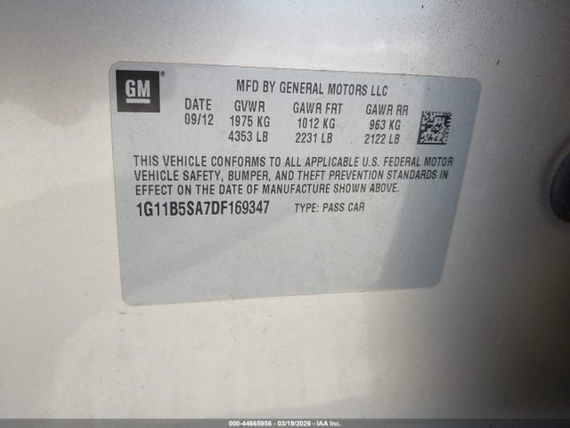 CHEVROLET MALIBU 1LS - 9