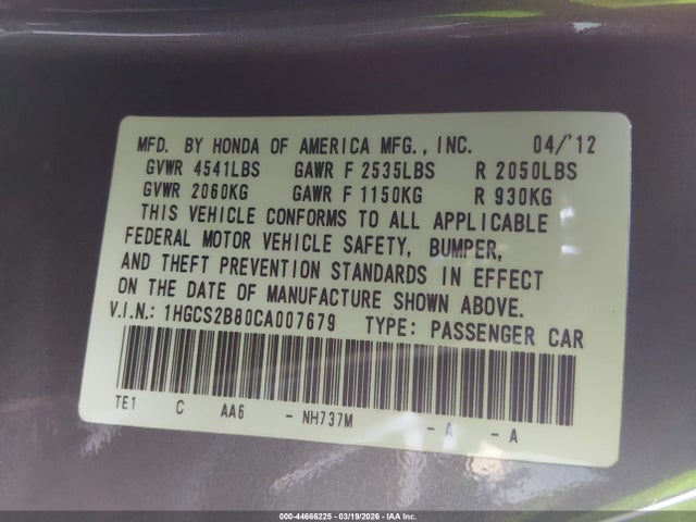 HONDA ACCORD 3.5 EX-L - 9