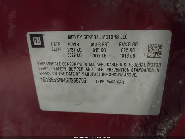 CHEVROLET CRUZE LT AUTO - 9