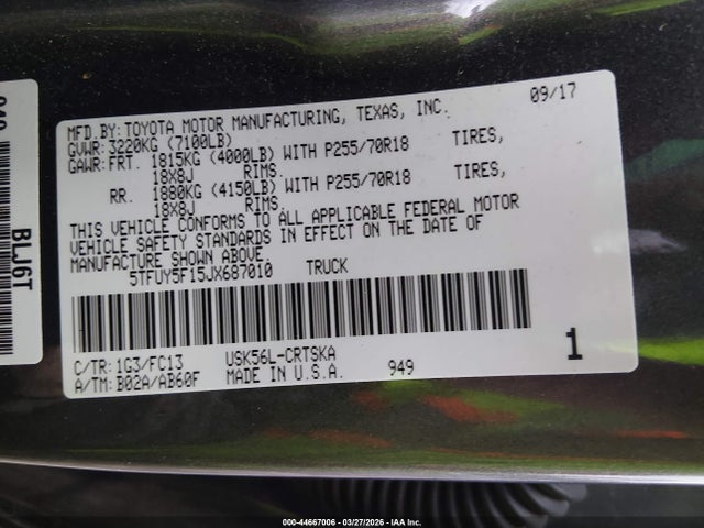 TOYOTA TUNDRA - 9
