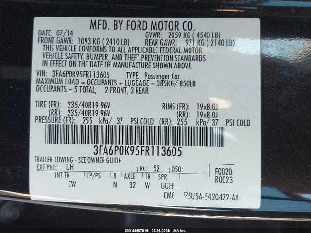 FORD FUSION TITANIUM - 9