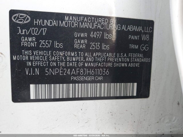 HYUNDAI SONATA SE - 9