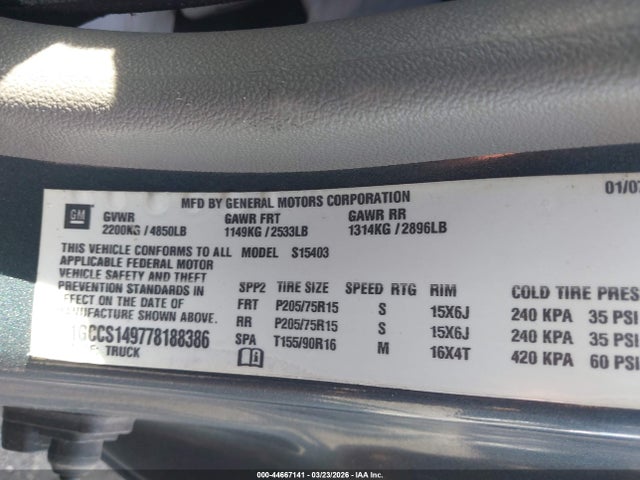 CHEVROLET COLORADO WORK TRUCK - 9