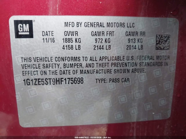 CHEVROLET MALIBU 1LT - 9