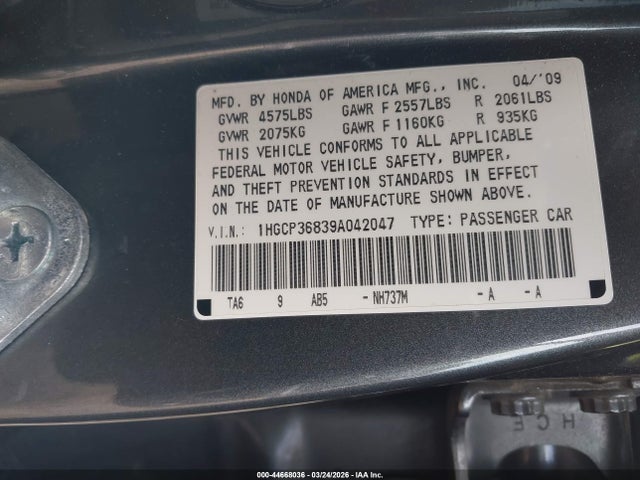 HONDA ACCORD 3.5 EX-L - 9