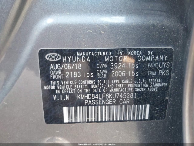 HYUNDAI ELANTRA SEL - 9