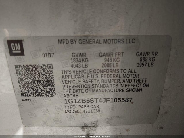 CHEVROLET MALIBU 1LS - 9