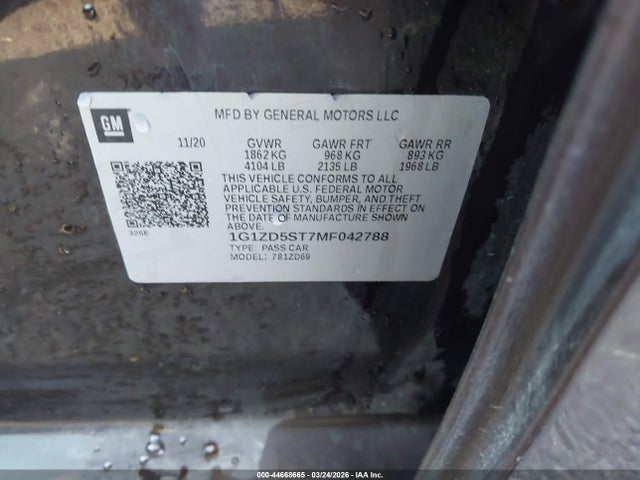 CHEVROLET MALIBU FWD LT - 9