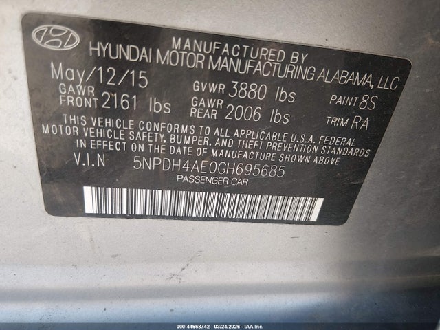 HYUNDAI ELANTRA SE - 9