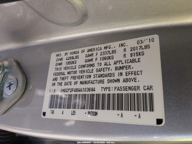 HONDA ACCORD - 9