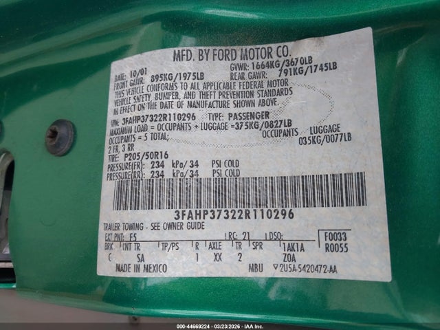 FORD FOCUS ZX5 - 9