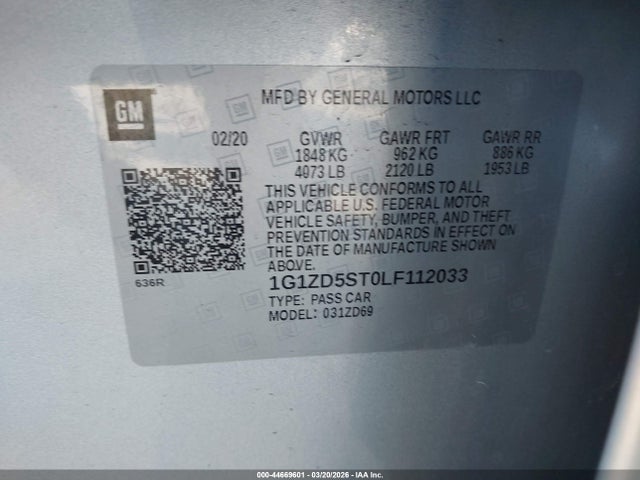 CHEVROLET MALIBU FWD LT - 9