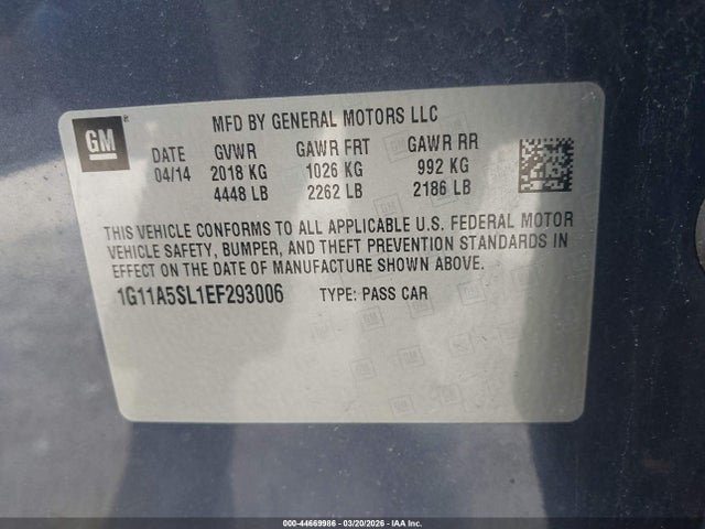 CHEVROLET MALIBU 1FL - 9