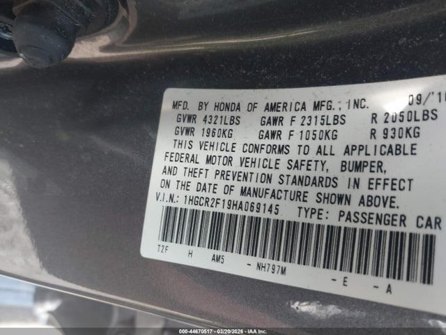HONDA ACCORD - 9