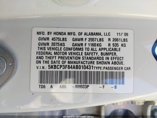 HONDA ACCORD 3.5 EX-L - 9