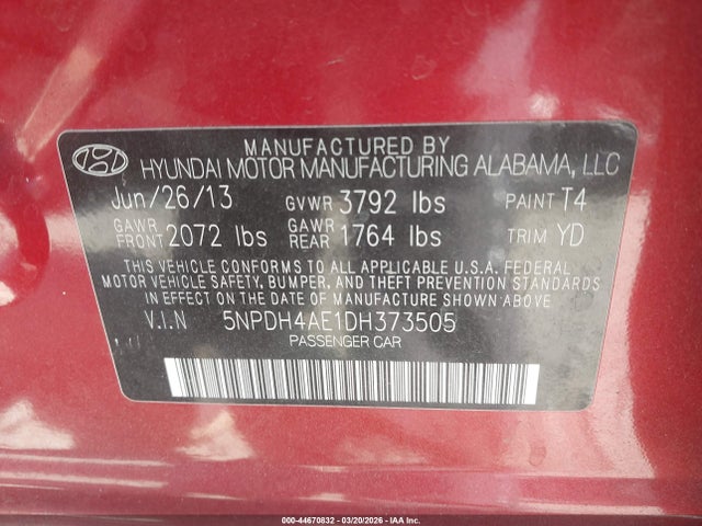 HYUNDAI ELANTRA LIMITED - 9