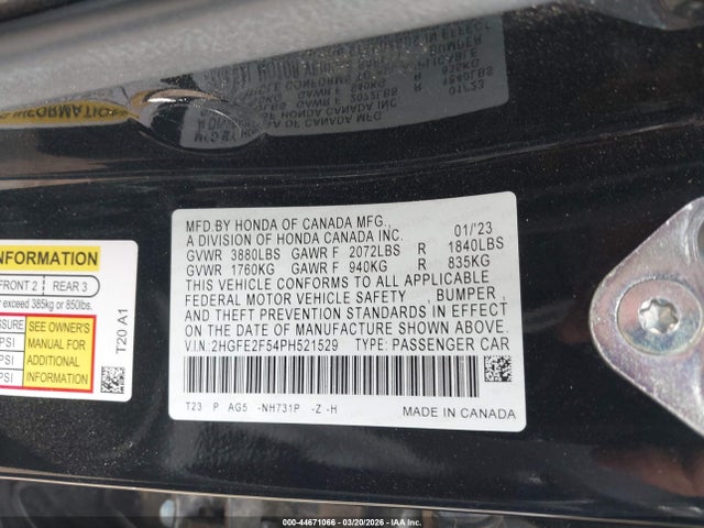 HONDA CIVIC SPORT - 9