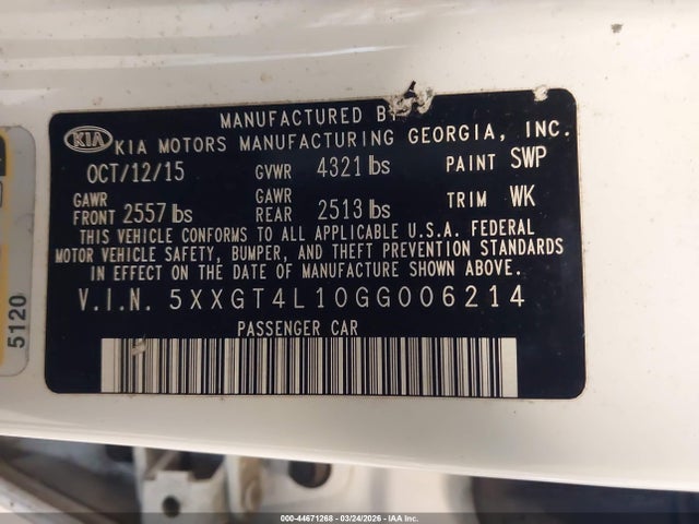 KIA OPTIMA LX TURBO - 9