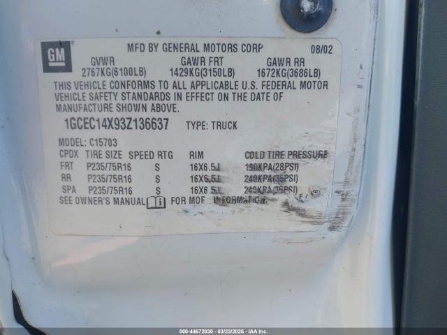 CHEVROLET SILVERADO 1500 - 9