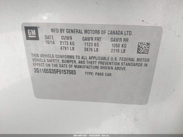 CHEVROLET IMPALA 2LZ - 9