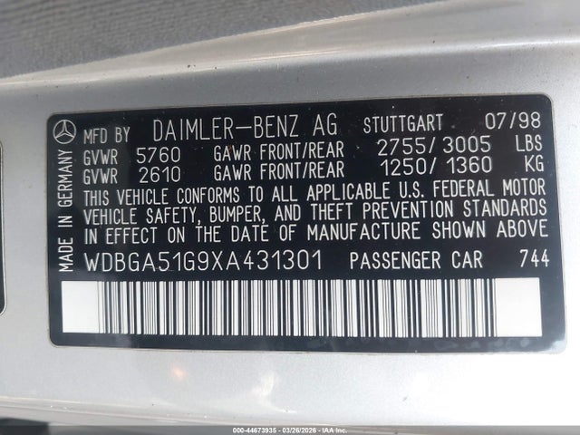 MERCEDES-BENZ S-CLASS - 9