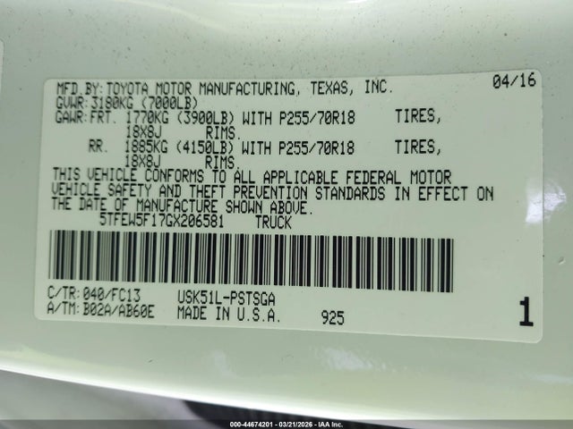 TOYOTA TUNDRA - 9