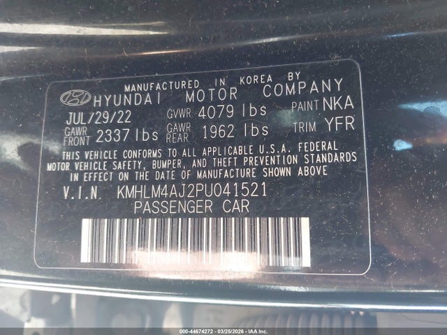 2023 Hyundai ELANTRA HYBRID BLUE 照片 9